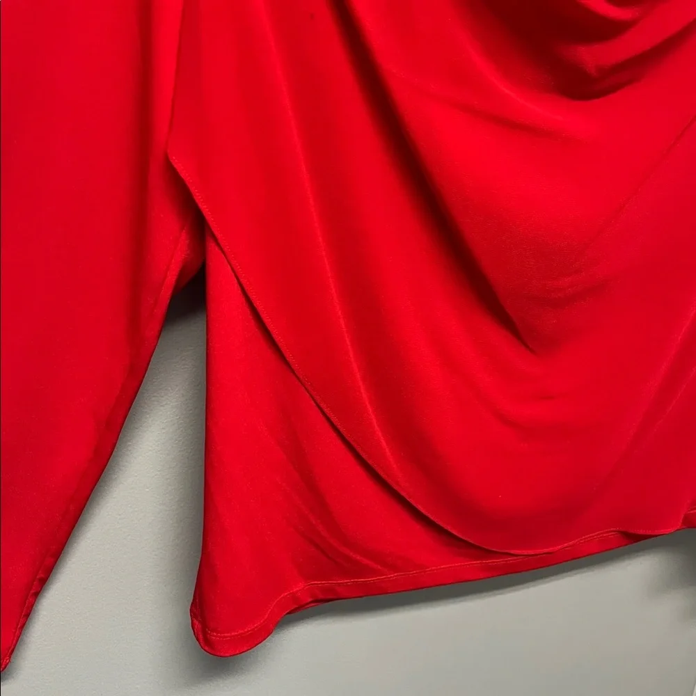 Calvin Klein Shirred Loose Neck Blouse - Picture 3 of 6